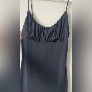 Black spaghetti strap mini dress size small